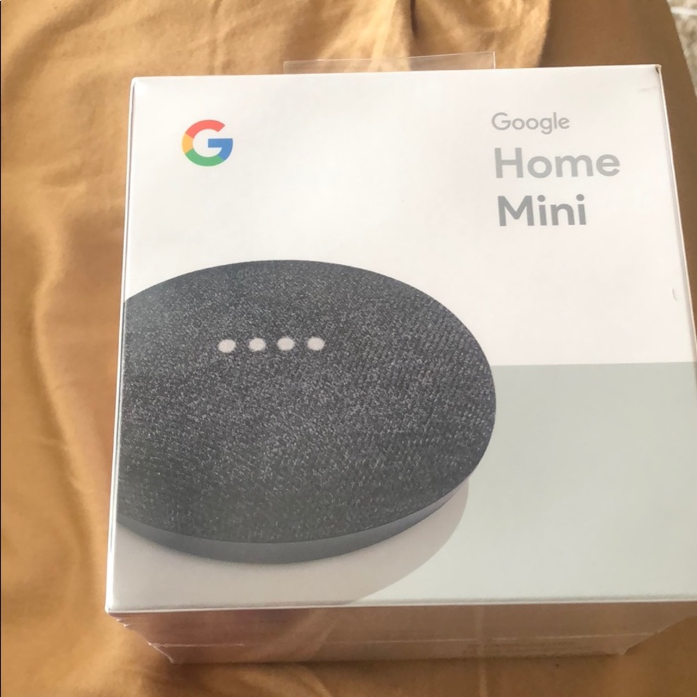 Google home mini charcoal colored
